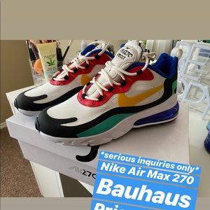 Nike Air Max 270 React Bauhaus
